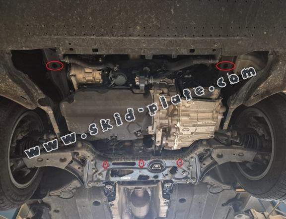 Steel skid plate for Ford Transit Connect- automatic gearbox