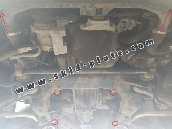 Steel skid plate for Audi A4 B6 - promotional package