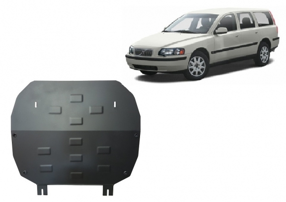 Steel skid plate for Volvo V70