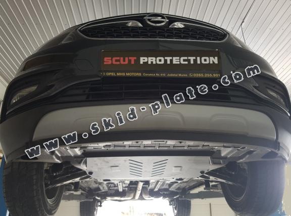 Steel skid plate for the protection of the engine and the gearbox for Chevrolet Trax