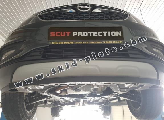 Steel skid plate for the protection of the engine and the gearbox for Chevrolet Trax