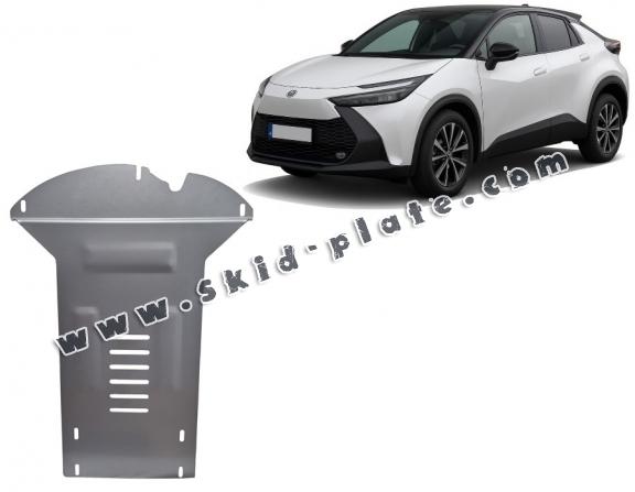 Aluminum catalytic converter plate/cat lock for Toyota C-HR