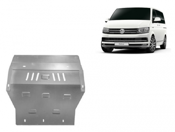 Aluminum skid plate for Volkswagen Transporter T6 Caravelle