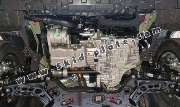 Aluminum skid plate for BAIC Beijing X55