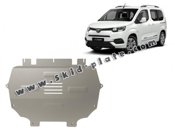 Aluminium skid plate for Toyota Proace City Verso