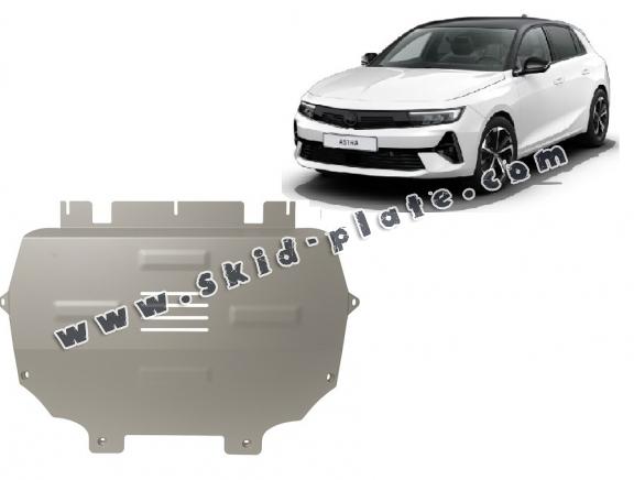 Aluminium skid plate for Opel Astra L
