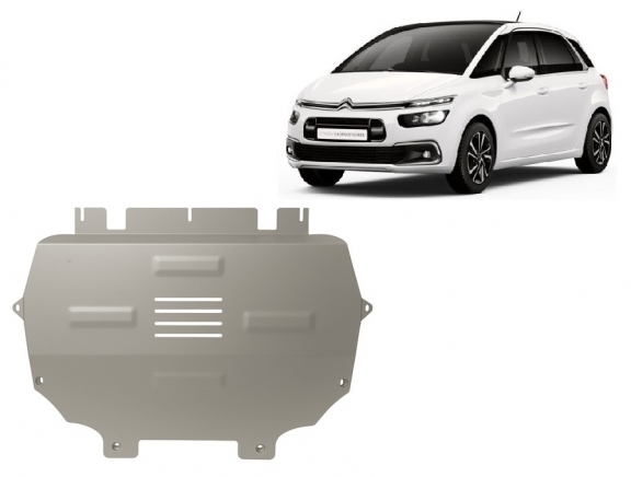 Aluminium skid plate for Citroen Grand C4 SpaceTourer