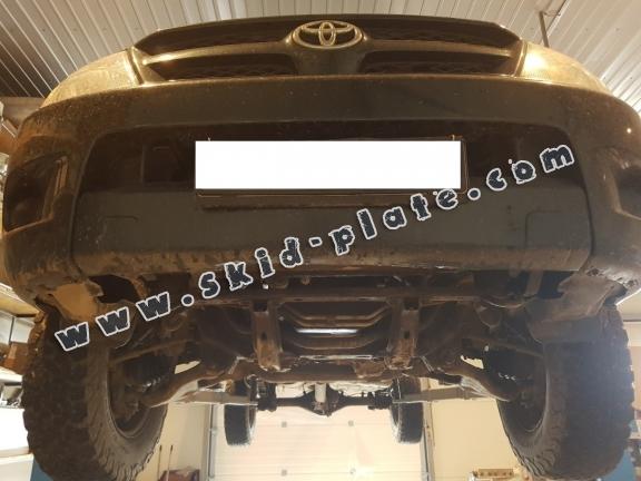 Steel skid plate for the protection of the engine and the radiator for Toyota Hilux