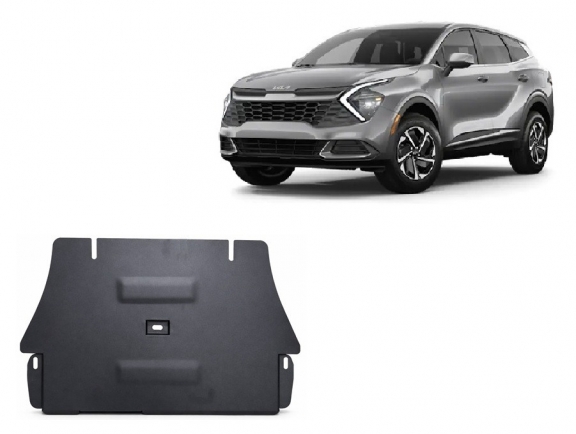 Steel catalytic converter plate/cat lock for Kia sportage