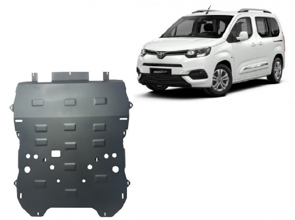 Steel skid plate for Toyota Proace