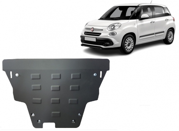 Steel skid plate for Fiat 500 L