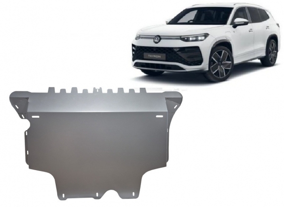 Aluminum skid plate for VW Tayron
