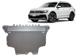 Aluminum skid plate for VW Tiguan