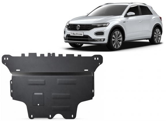 Steel skid plate for Volkswagen T-Roc - automatic gearbox