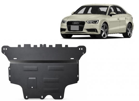 Steel skid plate for Audi A3 (8V) - automatic gearbox