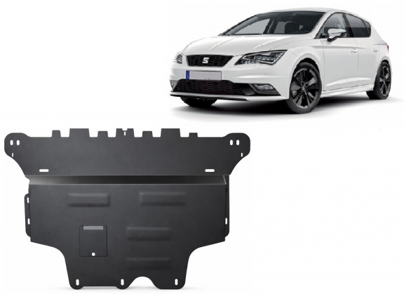 Steel skid plate for Seat Leon Mk3 - Automatic gearbox