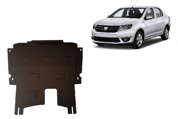 Steel skid plate for Dacia Logan 2