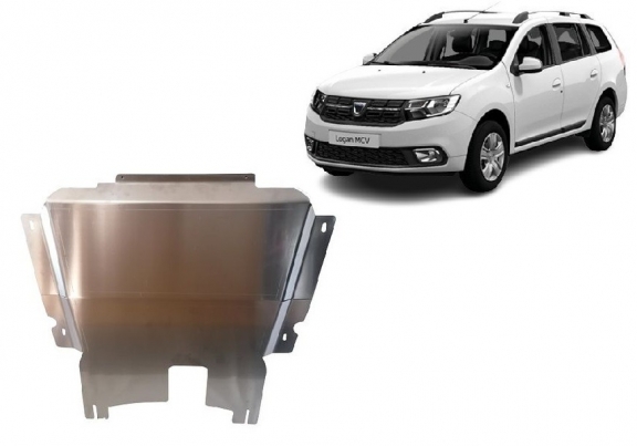 Aluminum skid plate for DACIA LOGAN MCV