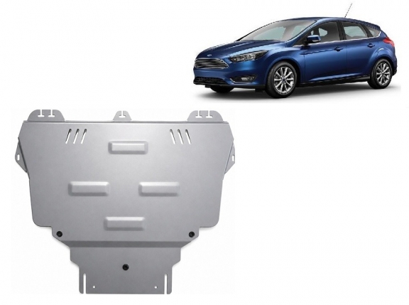 Aluminium skid plate for Ford Focus