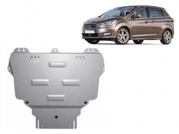 Aluminium skid plate for Ford C-max