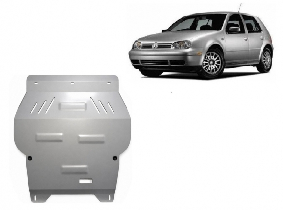 Aluminum skid plate for Volkswagen Golf