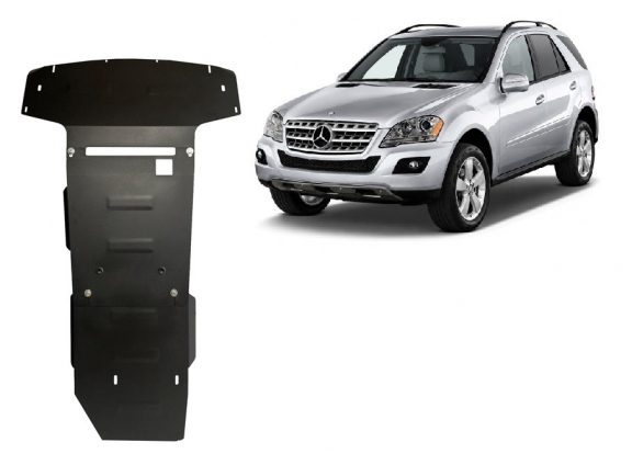 Steel skid plate for Mercedes ML W164