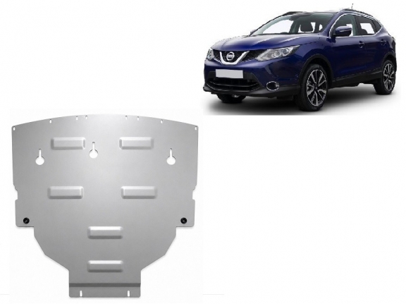Aluminium skid plate for Nissan Qashqai J11