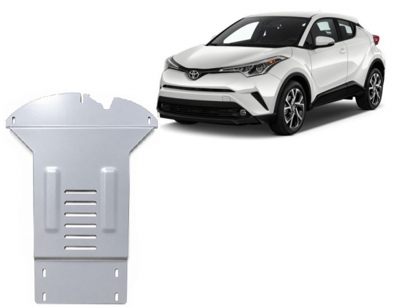 Aluminum catalytic converter plate/cat lock for Toyota C-HR