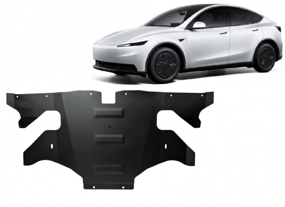 Rear electric motor skid plate for Tesla Model Y AWD