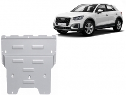 Aluminum skid plate for Audi Q2