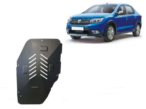 Steel fuel tank skid plate  for Dacia Logan Stepway
