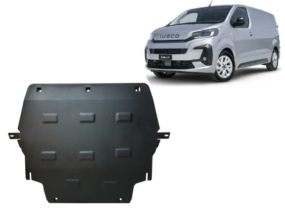 Steel skid plate for Iveco eJolly