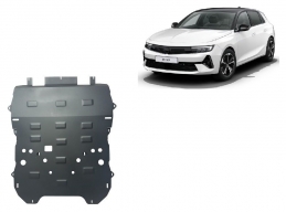 Steel skid plate for Opel Astra L