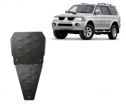 Steel gearbox and differential skid plate for Mitsubishi Pajero Sport 1