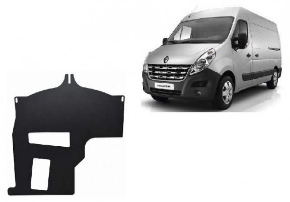 Steel catalytic converter plate/cat lock for Renault Master