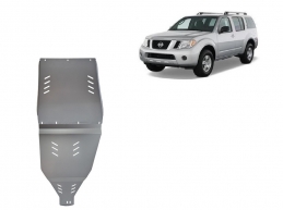Aluminum gearbox skid plate for Nissan Pathfinder