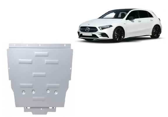 Aluminum skid plate for Mercedes A-Classe