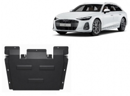 Steel gearbox skid plate for Audi A6 A6