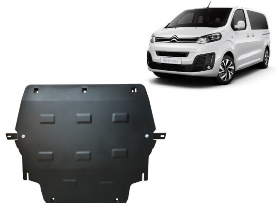 Steel skid plate for Citroen Spacetourer