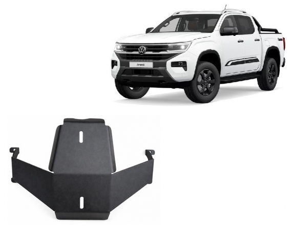 Steel differential skid plate for Volkswagen Amarok