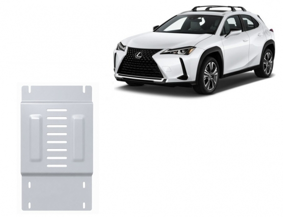 Aluminum catalytic converter plate/cat lock for Lexus UX