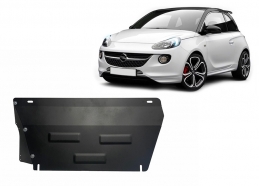 Steel skid plate for Opel Adam