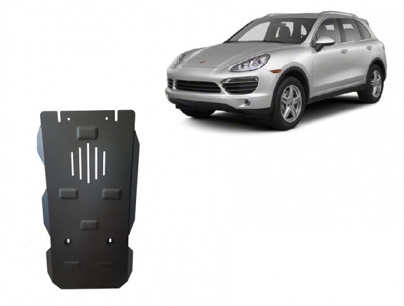 Steel  gearbox skid plate for Porsche Cayenne