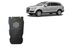 Steel gearbox skid plate for Audi Q7