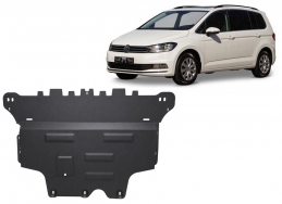 Steel skid plate for VW Touran