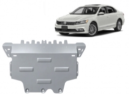 Aluminum skid plate for VW Passat B8