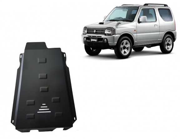 Steel transfer case skid plate for Suzuki Jimny