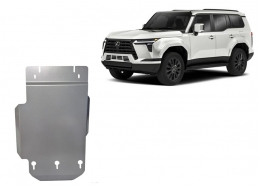 Aluminum gearbox skid plate for Lexus GX