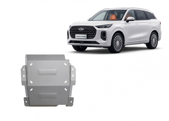Aluminum diferential skid plate for Chery Tiggo 9