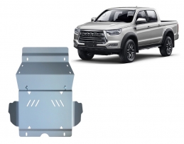 Aluminum skid plate for Jac T8